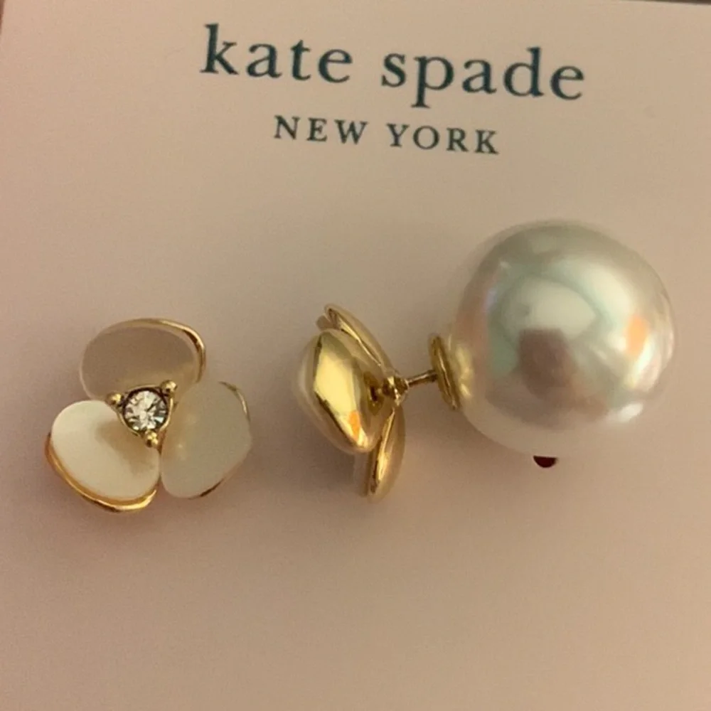 Kate spade two in one double sided stud earrings - Picture 8 of 9